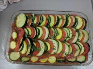 local foods cooking class ratatouille