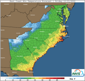 Cover photo for AWIS Winter Weather Advisory: Rain, Followed by Freezing Temperatures