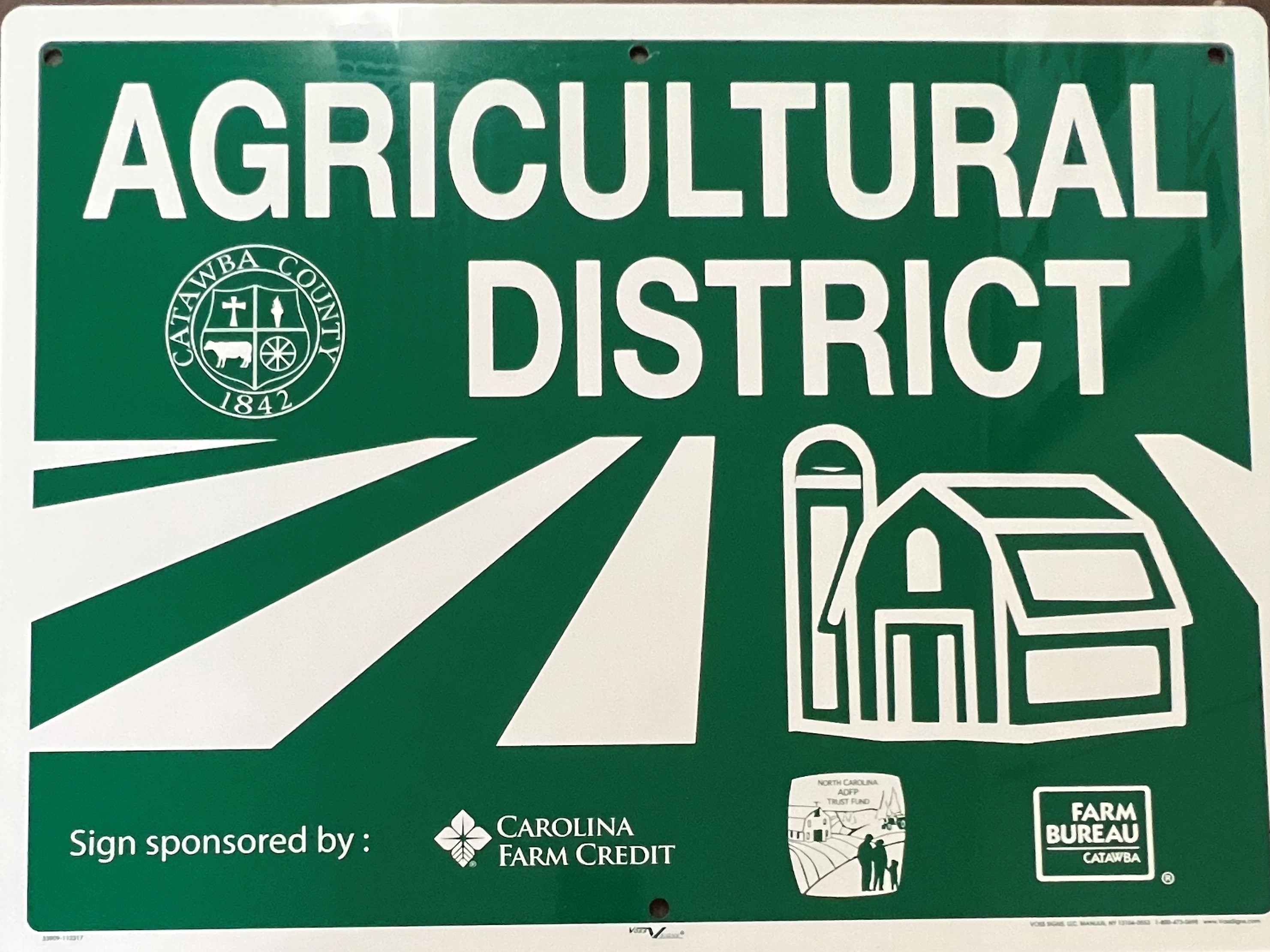 Agricultural District Sign