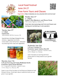 Cover photo for Eat, Drink and Be Local Farm Tours and Classes June 24-27, 2024