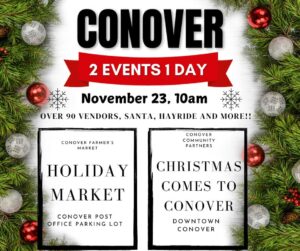 Cover photo for Conover Farmers Market Holiday Market