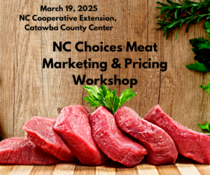 Cover photo for NC Choice Meat Marketing & Pricing Workshop